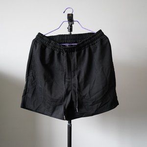 Black 7 Inch Inseam Shorts